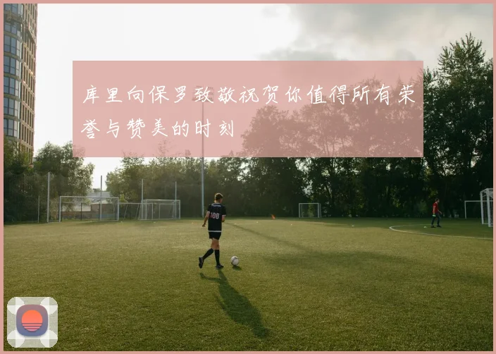库里向保罗致敬祝贺你值得所有荣誉与赞美的时刻